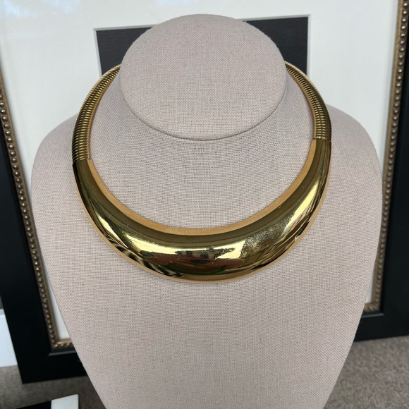 Givenchy Gold Statement Necklace - Picture 1 of 4